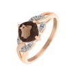 Picture of Smoky quartz and diamond ring