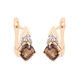 Picture of Smoky quartz earrings