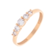 Picture of CZ gold ring