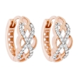 Picture of CZ gold earrings