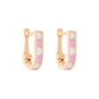 Picture of CZ gold earrings