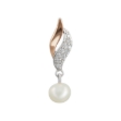 Picture of Pearl and CZ pendant