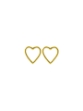 Pilt Tanel Veenre "Gold Heart" kõrvarõngad