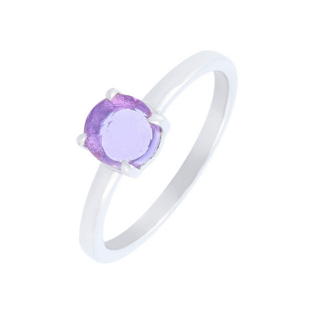 Изображение Кольцо с аметистом - 18.5 mm
