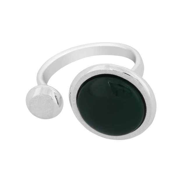 Изображение Кольцо с агатом - 17 mm