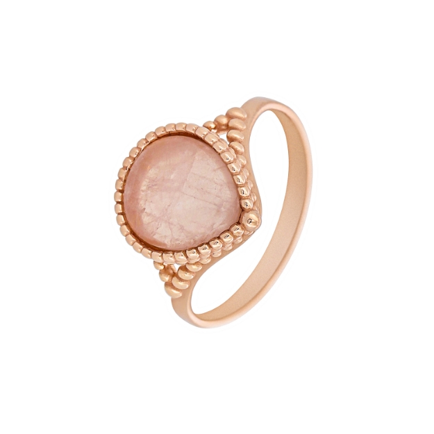 Picture of Rose quartz ring - 18.5 mm