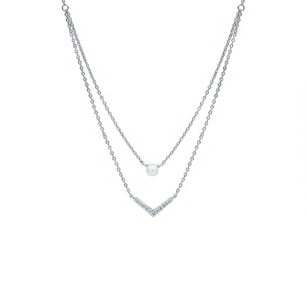 Pilt Gaura kaelakee pärliga - 44 cm