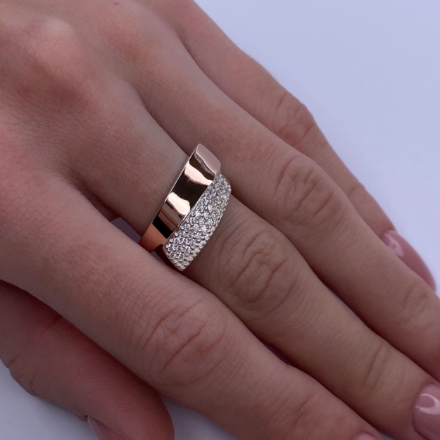 Pilt Svitozar sõrmus CZ - 19.5 mm