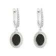 Picture of Mother of pearl and CZ earrings