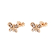 Picture of CZ gold earrings