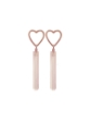 Изображение Tanel Veenre Jewellery "Rose Heart Quartz" серьги