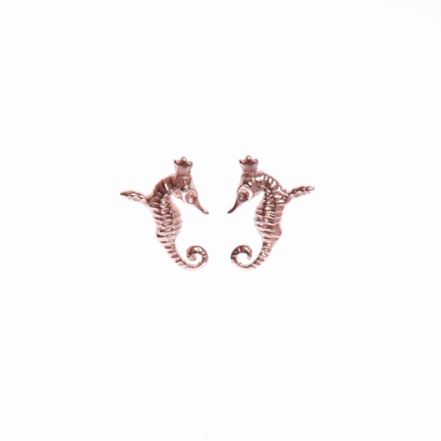 Picture of Tanel Veenre Jewellery "Hippocamp Rose Gold" earrings