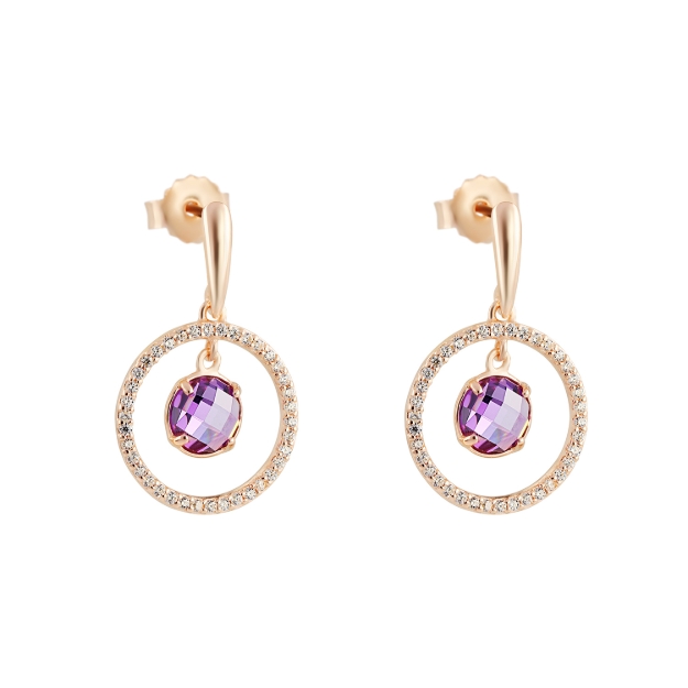 Picture of Earrings amethyst