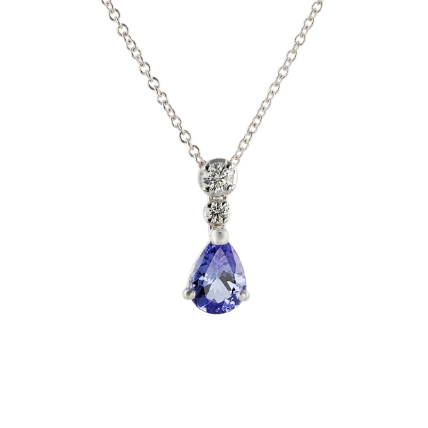 Picture of C&C Necklace with Tanzanite and Diamonds
