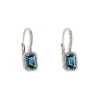 Picture of C&C Earrings with Topaz and Diamonds