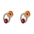 Picture of Ruby and Diamond Earrings