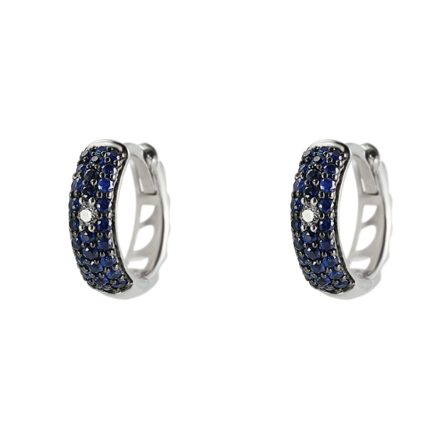 Изображение Серьги с сапфиром и бриллиантами